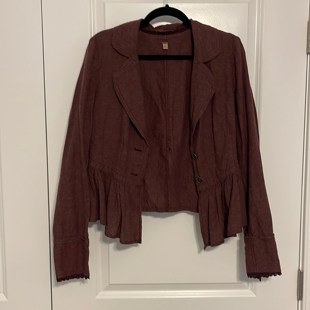 Free People Lightweight Blazer Sz Medium